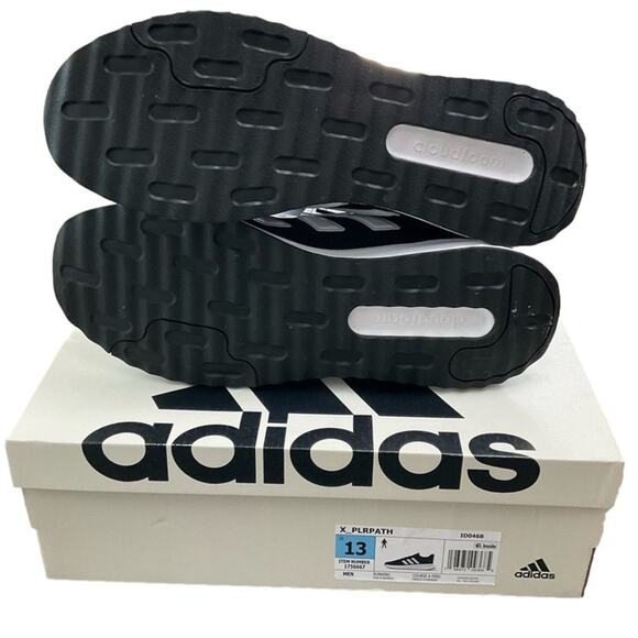 Adidas Men's Black XPLR Path Sneakers with Treaded Sole Size 13 NEW LAST ONE! - Picture 7 of 7